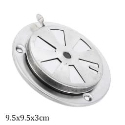 BBQ Grill Smoker Exhaust Vent Stove Air Vent Damper Stainless Steel Air Vent Hole BBQ Accessories Replacement Parts