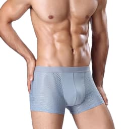 5xl 6xl 7xl 8xl plus size panties man mesh underwear men boxers bamboo fiber mens boxer briefs Breathable Underpants male 4pcs