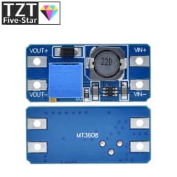 TZT 1/5PCS MT3608 DC-DC Step Up Converter Booster Power Supply Module Boost Step-up Board MAX output 28V 2A