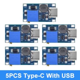 TZT 1/5PCS MT3608 DC-DC Step Up Converter Booster Power Supply Module Boost Step-up Board MAX output 28V 2A