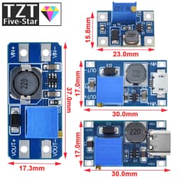 TZT 1/5PCS MT3608 DC-DC Step Up Converter Booster Power Supply Module Boost Step-up Board MAX output 28V 2A