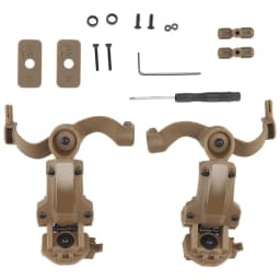 Shooting Headset Bracket Rail Mount Kit ARC Helmet Rail Adapter for OPS Core ARC and Team Wendy Rails Headphone Brackets