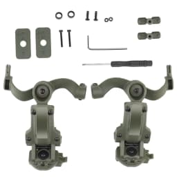 Shooting Headset Bracket Rail Mount Kit ARC Helmet Rail Adapter for OPS Core ARC and Team Wendy Rails Headphone Brackets
