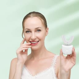 Electric Toothbrush for Adult Automatic USB Charge U-Shaped Toothbrush 360 Degrees Intelligent Rechargeable Toothbrus