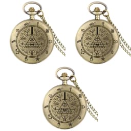 New Arrival! Women's Wristwatch with Gravity Password Pendant - Featuring Mysterious Triangle Devil Quartz from Overseas Eye. P