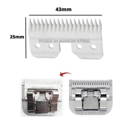5pcs/lot 18 Teeth Ceramic Cutter Dog Grooming Blade Hair Clipper Blade Ceramic Cutters  Pet Grooming Scissors