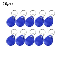 10pcs/20pcs 125KHz T5577 Keyfobs Rewritable Duplicate Tag 5200 Proximity Copy Access Card ID Token Ring RFID Cloner Keychain
