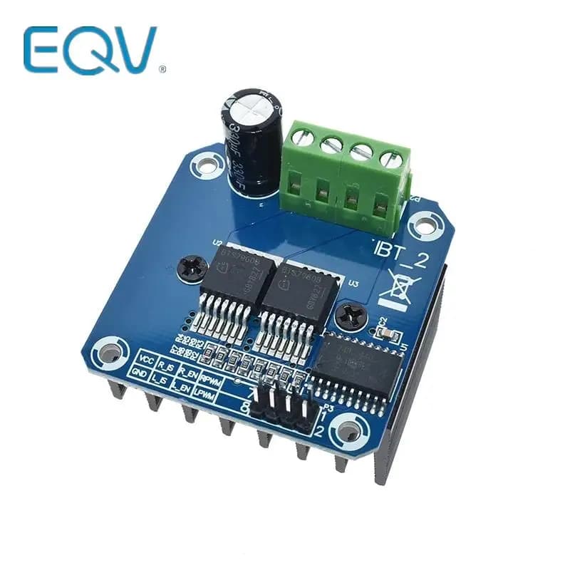Double BTS7960 43A H-bridge High-power Motor Driver module/ diy smart car Current diagnostic