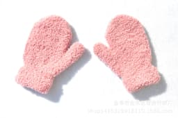 1-4years Kids Winter Warm Knitted Mittens Baby Girls Baby Boys Velvet Thick Gloves Dropshipping KF197