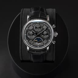 Sugess Men Watch ST1908 Swanneck Movement Mechanical Chronograph Wristwatch Genuine Moonphase Calendar Vintage Leather NEW 2023