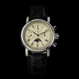 Sugess Men Watch ST1908 Swanneck Movement Mechanical Chronograph Wristwatch Genuine Moonphase Calendar Vintage Leather NEW 2023