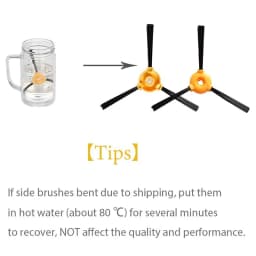 Side Brush Accessories For Ecovacs DEEBOT N79S N79 Cecotec Conga Excellence 990 5040 Eufy RoboVac 11 11C Iboto Aqua V710