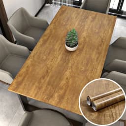 Wood Grain Peel and Stick Wallpaper DIY Self-adhesive Waterproof Oilproof Home Furniture Renovation Sticker Vinyl Sticker Decal