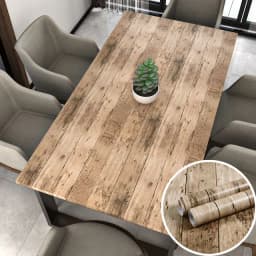 Wood Grain Peel and Stick Wallpaper DIY Self-adhesive Waterproof Oilproof Home Furniture Renovation Sticker Vinyl Sticker Decal