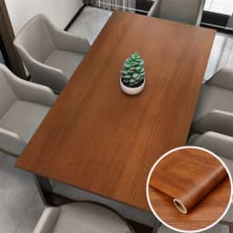 Wood Grain Peel and Stick Wallpaper DIY Self-adhesive Waterproof Oilproof Home Furniture Renovation Sticker Vinyl Sticker Decal