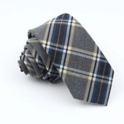 Plaid Tie For Men Women Soft Skinny Cotton TR Fabric Necktie For Wedding Bussiness Casual Man's Neckties Suits Flower Cravat