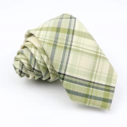 Plaid Tie For Men Women Soft Skinny Cotton TR Fabric Necktie For Wedding Bussiness Casual Man's Neckties Suits Flower Cravat