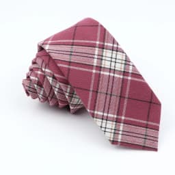 Plaid Tie For Men Women Soft Skinny Cotton TR Fabric Necktie For Wedding Bussiness Casual Man's Neckties Suits Flower Cravat