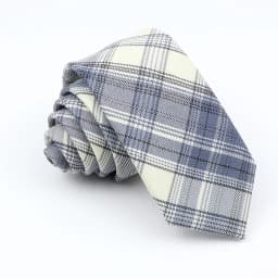Plaid Tie For Men Women Soft Skinny Cotton TR Fabric Necktie For Wedding Bussiness Casual Man's Neckties Suits Flower Cravat
