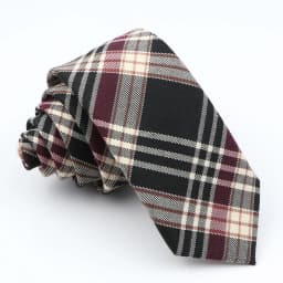 Plaid Tie For Men Women Soft Skinny Cotton TR Fabric Necktie For Wedding Bussiness Casual Man's Neckties Suits Flower Cravat