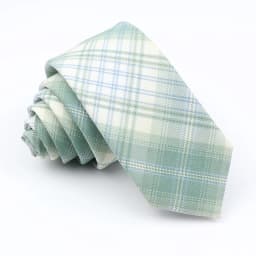 Plaid Tie For Men Women Soft Skinny Cotton TR Fabric Necktie For Wedding Bussiness Casual Man's Neckties Suits Flower Cravat