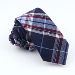 Plaid Tie For Men Women Soft Skinny Cotton TR Fabric Necktie For Wedding Bussiness Casual Man's Neckties Suits Flower Cravat