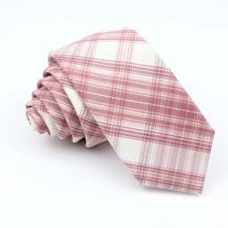Plaid Tie For Men Women Soft Skinny Cotton TR Fabric Necktie For Wedding Bussiness Casual Man's Neckties Suits Flower Cravat