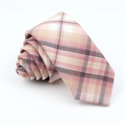 Plaid Tie For Men Women Soft Skinny Cotton TR Fabric Necktie For Wedding Bussiness Casual Man's Neckties Suits Flower Cravat