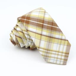 Plaid Tie For Men Women Soft Skinny Cotton TR Fabric Necktie For Wedding Bussiness Casual Man's Neckties Suits Flower Cravat