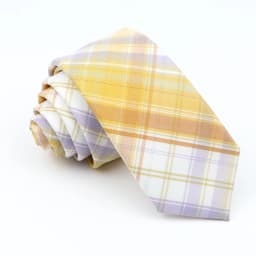 Plaid Tie For Men Women Soft Skinny Cotton TR Fabric Necktie For Wedding Bussiness Casual Man's Neckties Suits Flower Cravat