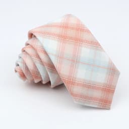 Plaid Tie For Men Women Soft Skinny Cotton TR Fabric Necktie For Wedding Bussiness Casual Man's Neckties Suits Flower Cravat