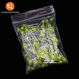 3mm LED Diode F3 Assorted Kit White Green Red Blue Yellow Orange Pink Purple Warm White DIY Light Emitting Diode