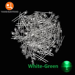 3mm LED Diode F3 Assorted Kit White Green Red Blue Yellow Orange Pink Purple Warm White DIY Light Emitting Diode