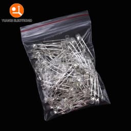 3mm LED Diode F3 Assorted Kit White Green Red Blue Yellow Orange Pink Purple Warm White DIY Light Emitting Diode