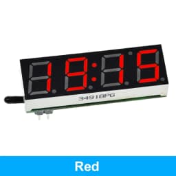 GREATZT 3 In 1 LED RX8025T Digital Clock Temperature Voltage Module DIY Time/Thermometer/Voltmeter DC 5-30V For Arduino