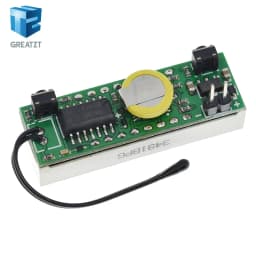 GREATZT 3 In 1 LED RX8025T Digital Clock Temperature Voltage Module DIY Time/Thermometer/Voltmeter DC 5-30V For Arduino
