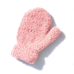 Baby Short Gloves Winter Coral Fleece Children Solid Knitted Plush Furry Full Finger Mittens Autumn Hand Warmer 1-4 Years Old