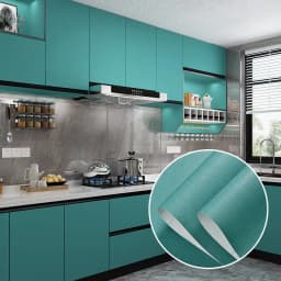 DIY Self Adhesive PVC Wallpapers Renovation Furniture Peel and Stick Kitchen Cabinet Vinyl Waterproof Wall Stickers Home Decors