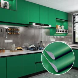 DIY Self Adhesive PVC Wallpapers Renovation Furniture Peel and Stick Kitchen Cabinet Vinyl Waterproof Wall Stickers Home Decors