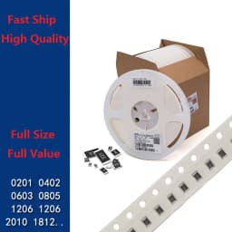 100pcs/lot SMD Chip Resistor 0201 10K Ohm 5% 1/8W Chip Resistors 0 ohm~10M Ohm 0R 22R 47R 1K 4.7K 4K7 33K 51K 10K 100K