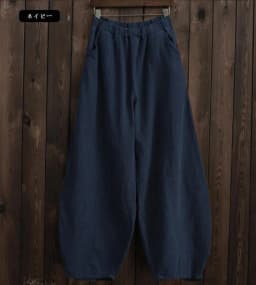 2024 Cotton Linen Bloomers Wide Leg Pants Women Vintage Full Length Fashion Elegent Pants Solid Elasitic Waist Spring Autumn 5XL