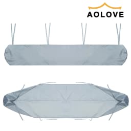 7 Sizes Patio Awning Protector Cover Patio Garden Rain Shed Storage Bag Rain Cover Retractable Roller Shutter Awning Dust Cover