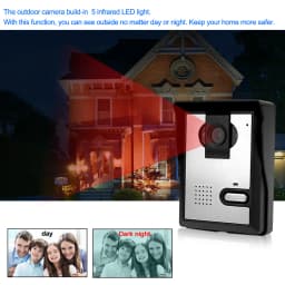 2023 Cheap Video Door Phone Wired Intercom System Outdoor Camera Door Bell 700TVL IR Night Vision Waterproof for Home Apartment