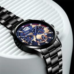 Fashion Mens Watches Luxury Quartz Wristwatch Calendar Luminous Clock Men Business Casual Watch Reloj Hombre