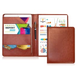 Multifunctional Conference Folder A4 Business Stationery Folder PU Leather Contract File Folders Filing Office School Supplies
