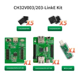 1Pcs/Kit CH32V003F4P6 QingKe RISC-V2A 1-wire SDI System Main Frequency 48MHz