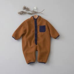 MILANCEL Spring Autumn Newborn Baby Romper Infant Warm Lamb Fleece Patchwork Jumpsuit Toddler Outwear
