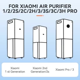 Air Purifier Filter For Xiaomi Air Purifier Mi 2/1/2S/3/ 3H/Pro Air Purifier H13 Carbon HEPA Filter PM2.5 With RFID Replacement