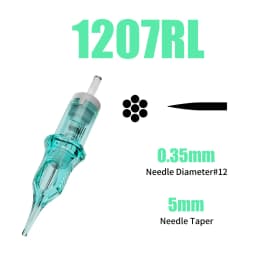 Dragonhawk Body Art Permanent Makeup Tattoo Cartridge Needles Alpah Series Disposable RL/RM/RS/M for Tattoo Machine Gun Supply