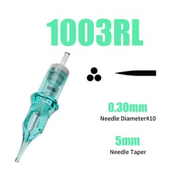 Dragonhawk Body Art Permanent Makeup Tattoo Cartridge Needles Alpah Series Disposable RL/RM/RS/M for Tattoo Machine Gun Supply